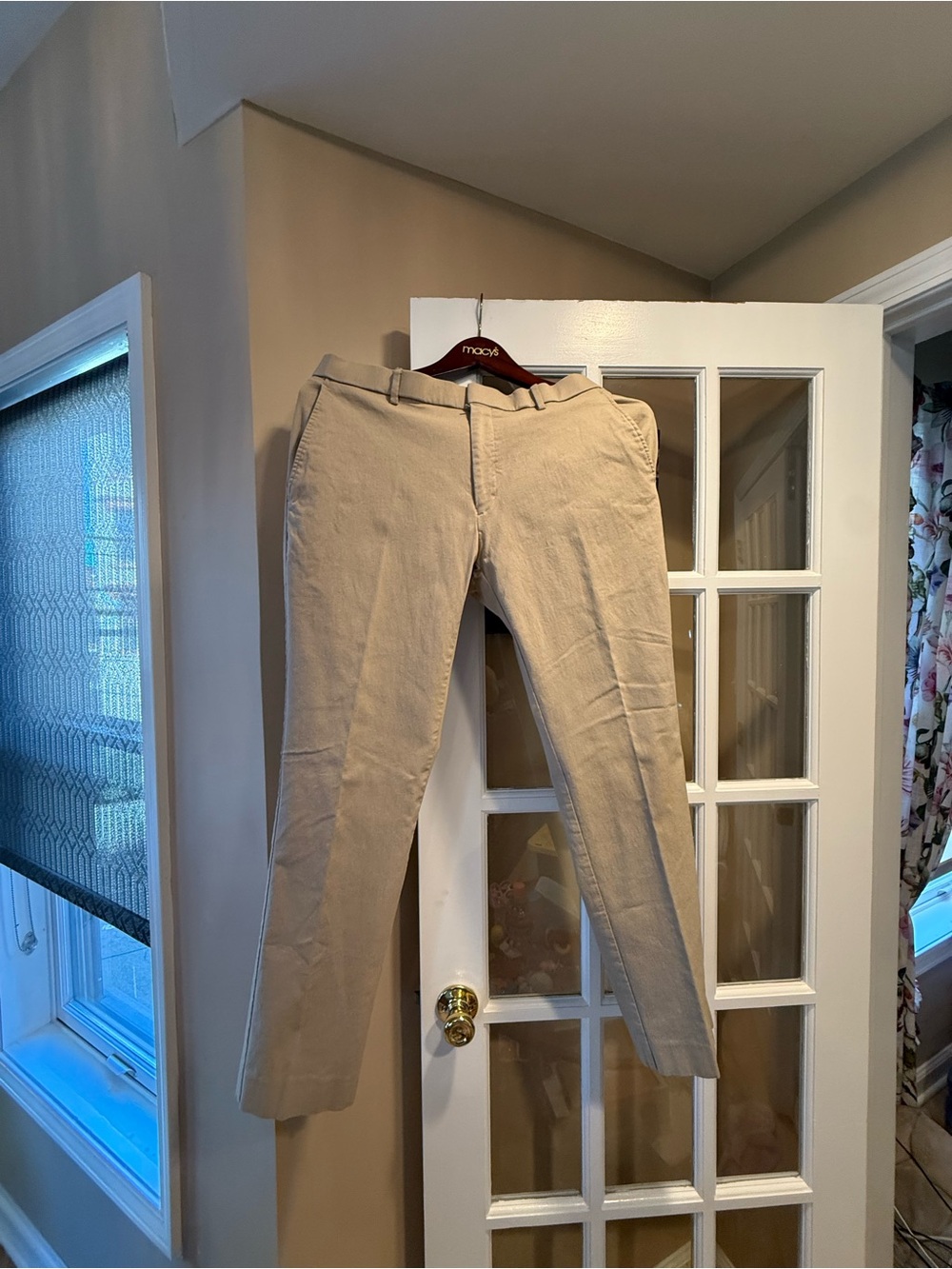 Tommy Hilfiger Tan Straight Fit Chinos